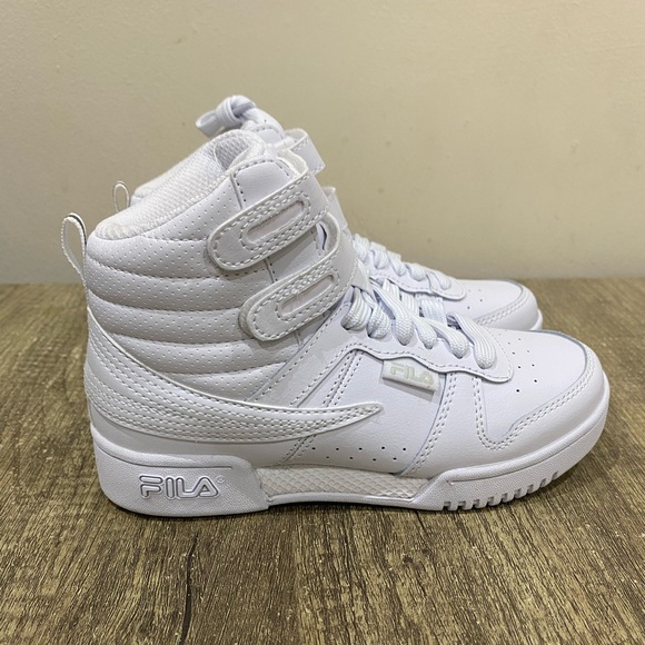 Fila Original Kids  F-14 Hi Top Sneakers NIB BRAND NEW  Sz USA 1 - Picture 6 of 11